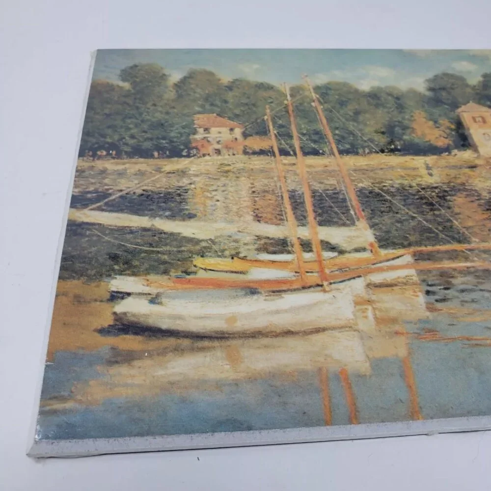 1981 CLAUDE MONET Bridge at Argenteuil Metropolitan Museum Of Art Print Wall Art - Picture 3 of 7